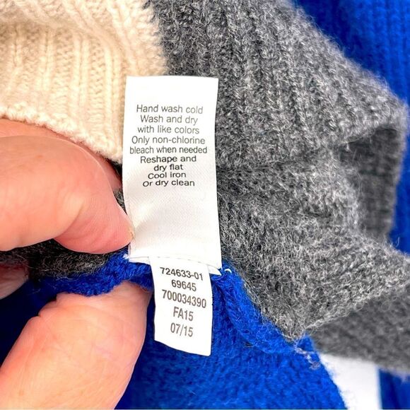 DEREK LAM ATHLETA Collab ColorBlock Oversized Cashmere Sweater Size M EUC - Picture 6 of 8